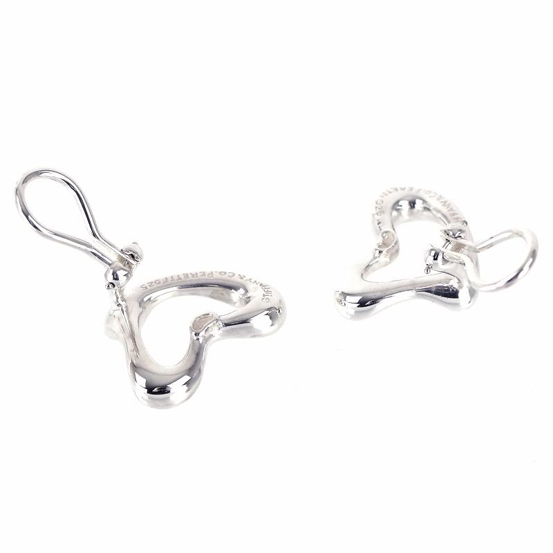 Elsa Peretti ティファニー イヤリング SV925 オープンハート 11.2g