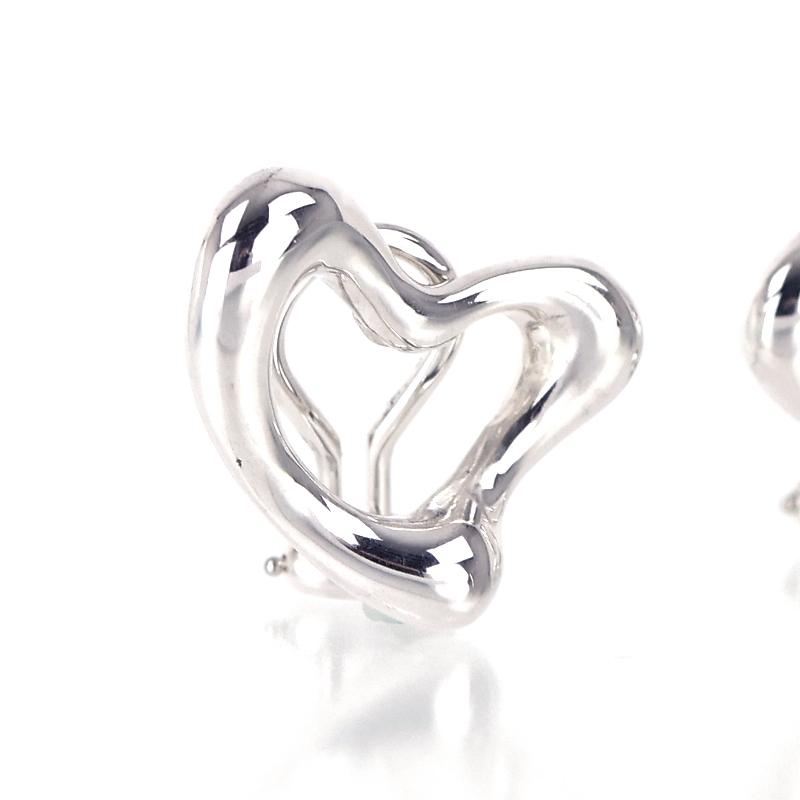 Elsa Peretti ティファニー イヤリング SV925 オープンハート 11.2g