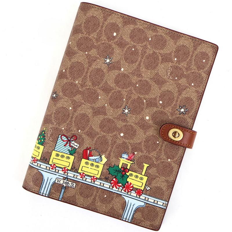 COACH（コーチ） ノートブック・シグネチャー キャンバス・ホリデー