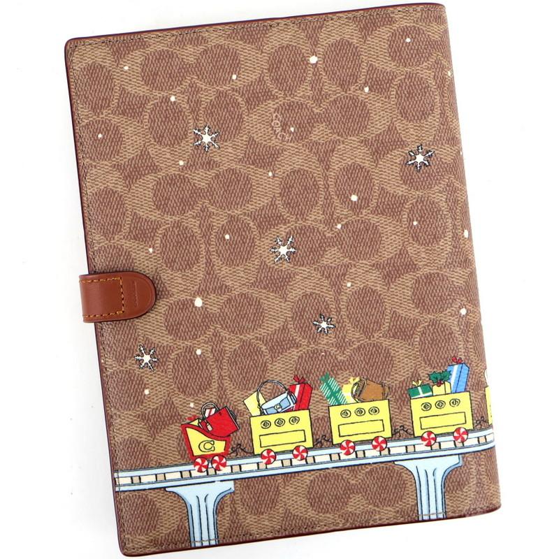 COACH（コーチ） ノートブック・シグネチャー キャンバス・ホリデー