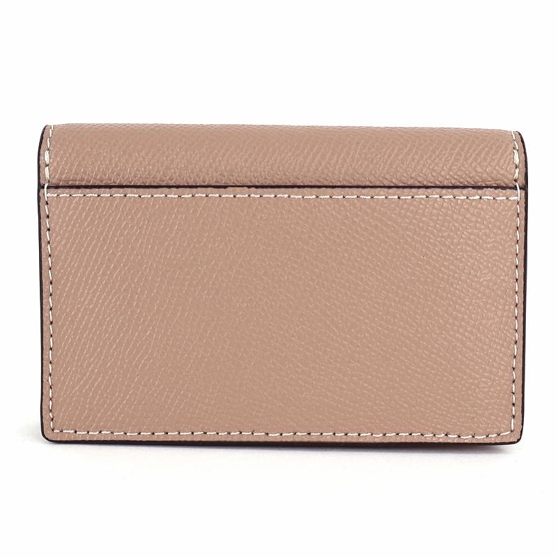 COACH（コーチ） ビジネスカードケース 名刺入れ グレージュ系 クロス