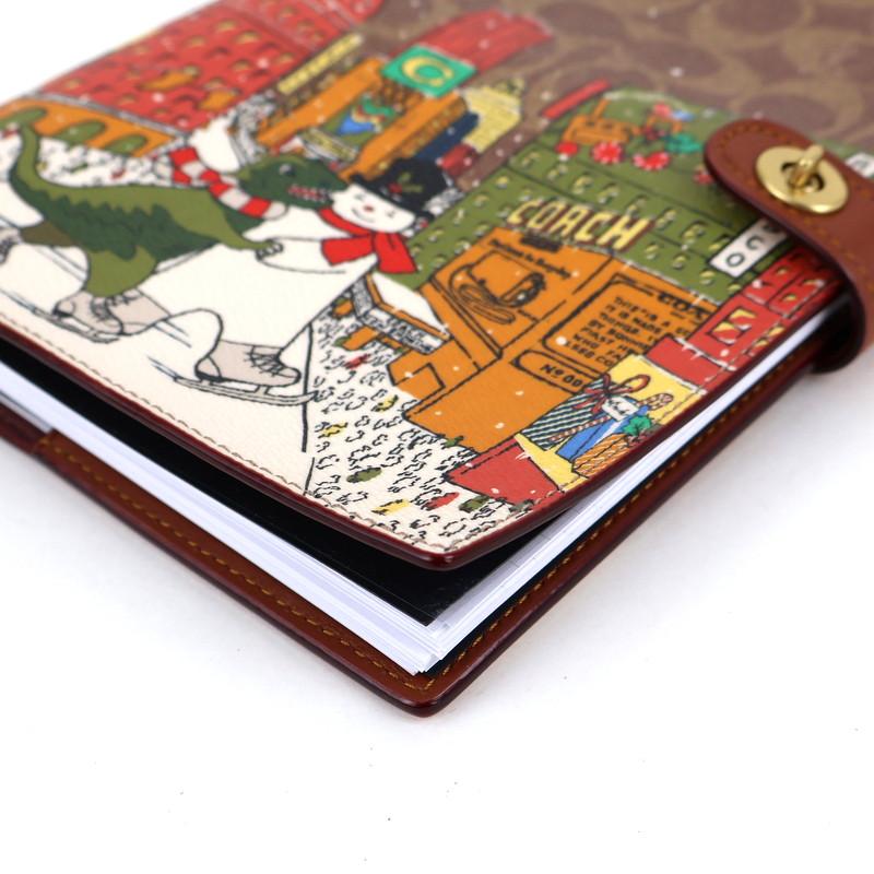 COACH（コーチ） ホリデー ノートブック・シグネチャー キャンバス