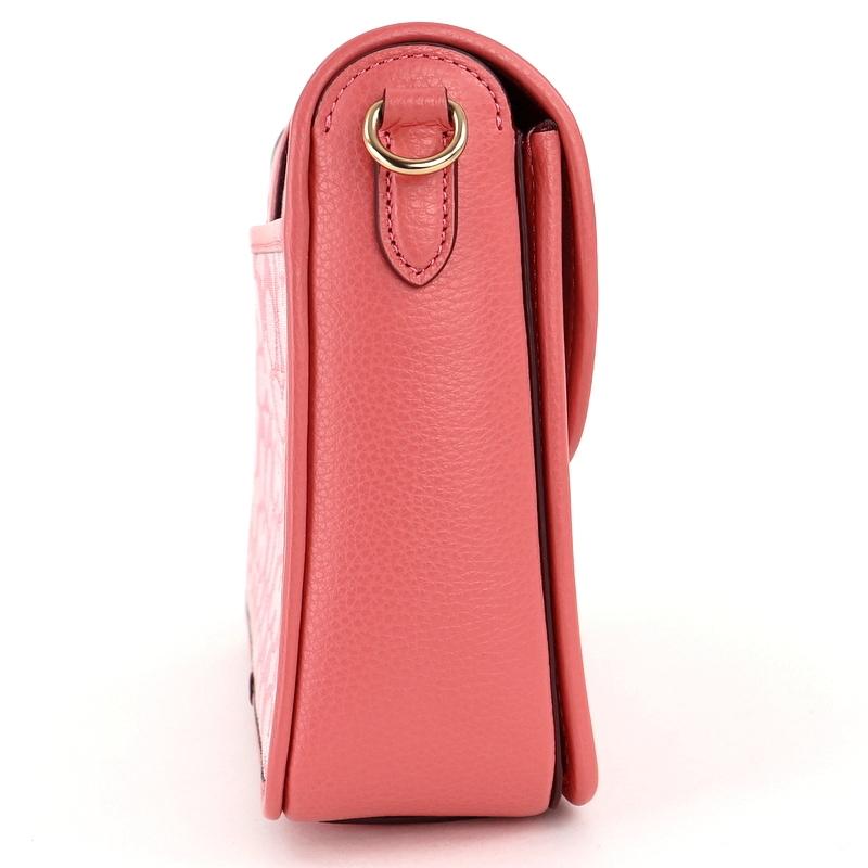COACH コーチ シグネーチヤジャカードピンク コーチ アウトレット コインケース レディース ジップ カード ケース