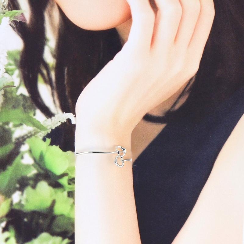 Elsa Peretti ティファニー バングル ダブル オープンハート SV925