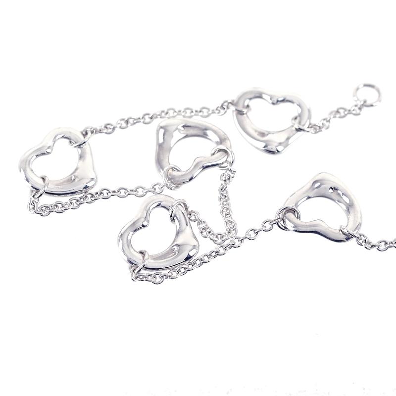 Elsa Peretti ティファニー ブレスレット オープンハート SV925 ハート