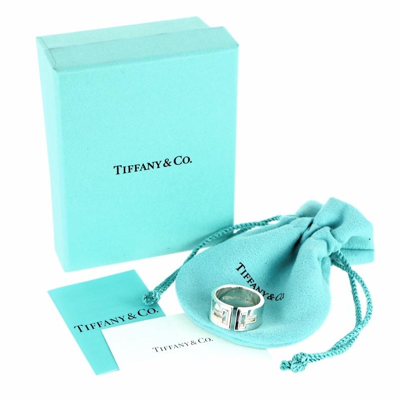 TIFFANY&Co.（ティファニー） 指輪 SV925 Tカットアウト 約16号 12.2g