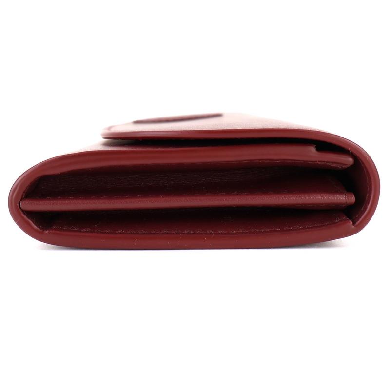 Cartier C ドゥ カルティエ 二つ折り 長財布 レザー ボルドー Cartier（カルティエ） 財布 ウォレットCドゥカルティエ チェーリー