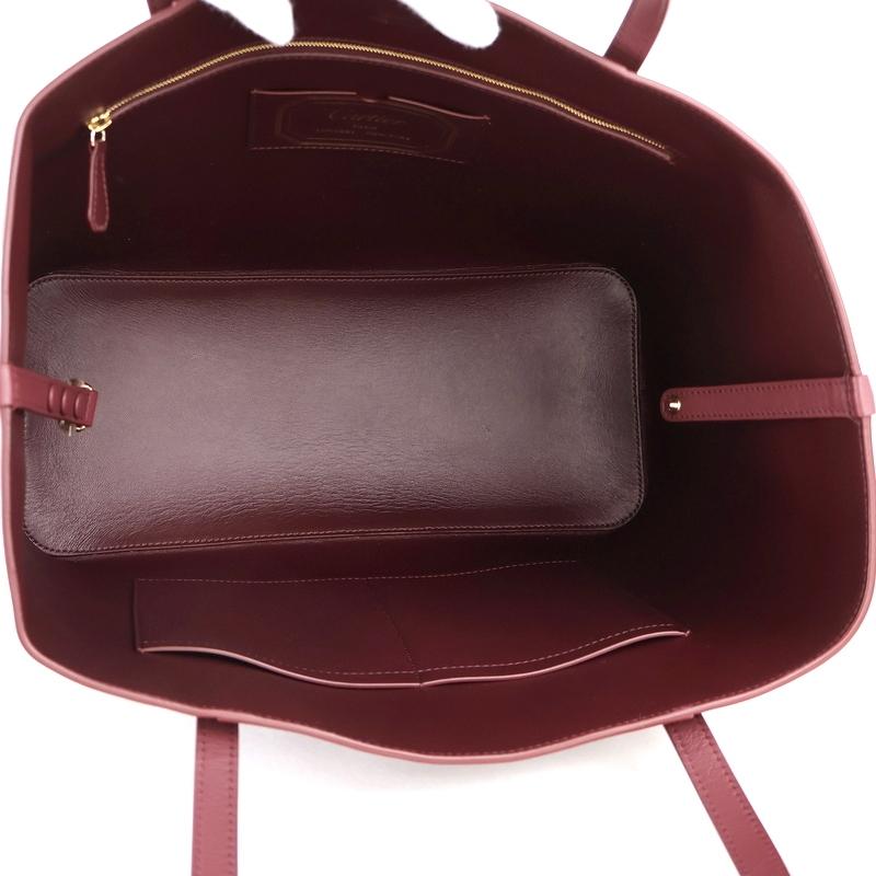 MUST DE CARTIER カルティエ バッグ トート マストライン カーフレザー