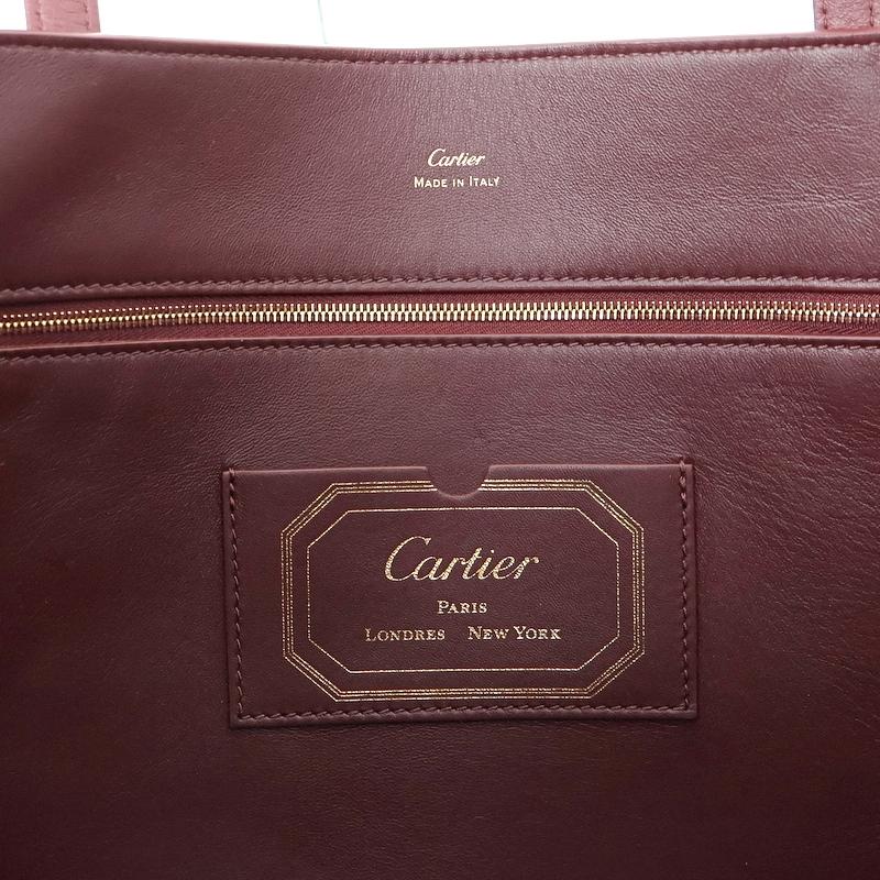 MUST DE CARTIER カルティエ バッグ トート マストライン カーフレザー