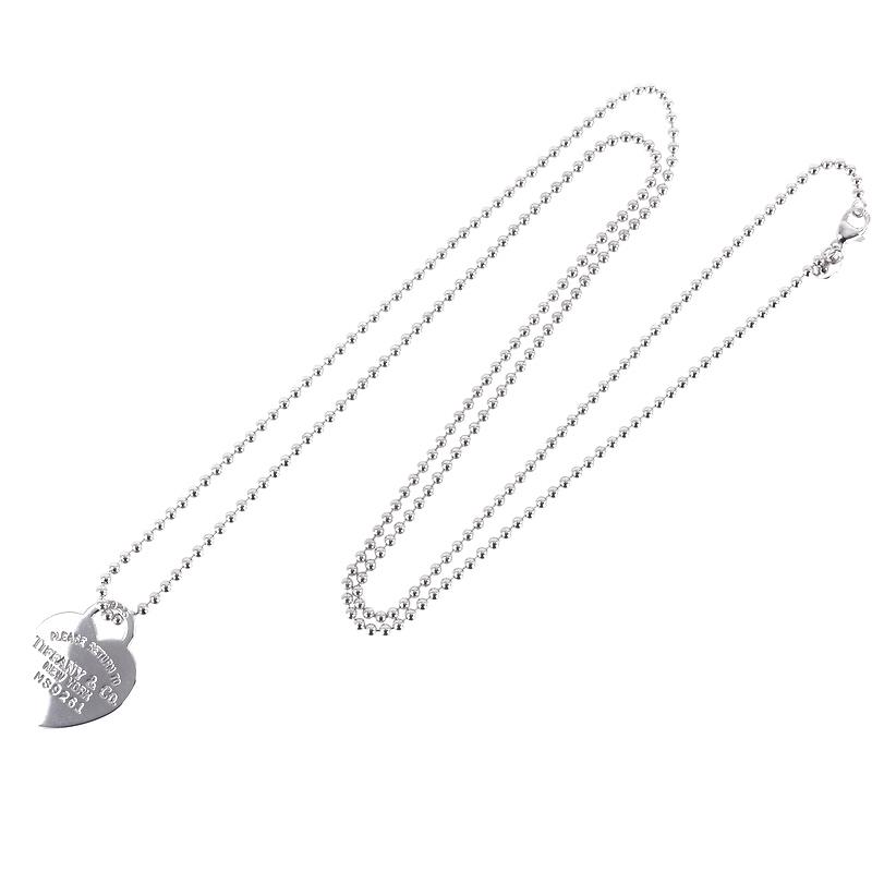 ティファニー TIFFANY&CO ハートタグ チェーン ネックレス SV925 ティファニー TIFFANY&CO ハートタグ チェーン ネックレス SV925