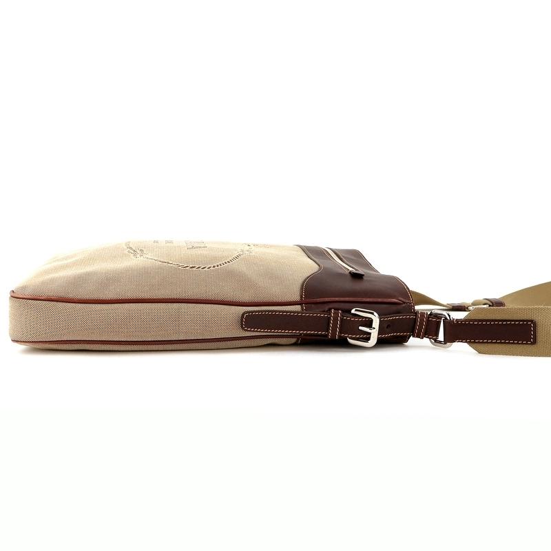 PRADA（プラダ） バッグ 中古 ジャガード ショルダーバッグ ベージュ