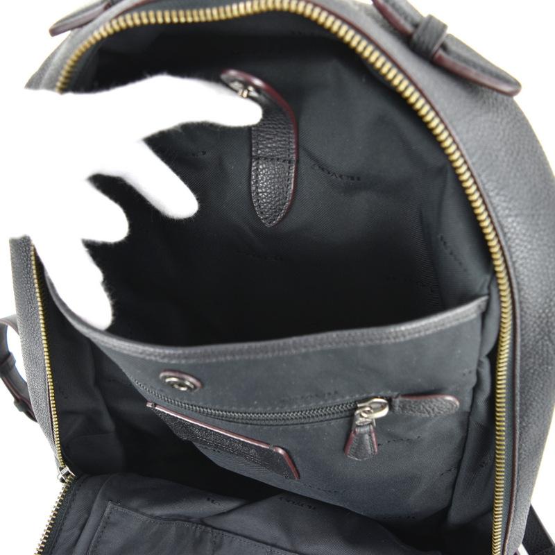 COACH（コーチ） リュック メトロポリタン レザー ブラック 無地 72306