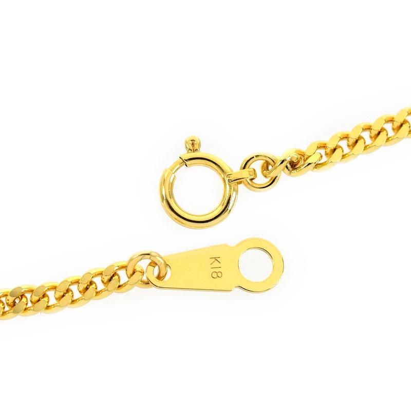 喜平 ネックレス 18金 二面喜平 45cm 10.2g K18YG イエローゴールド  