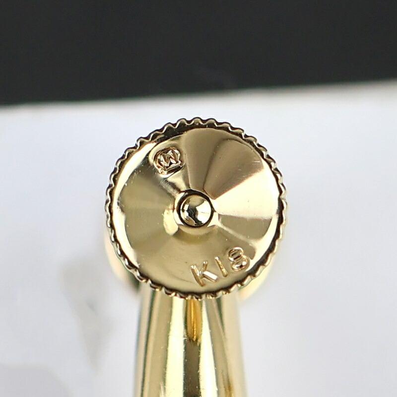 MIKIMOTO（ミキモト） イヤリング パール 7.7mm 7.8mm ダイヤ フープ
