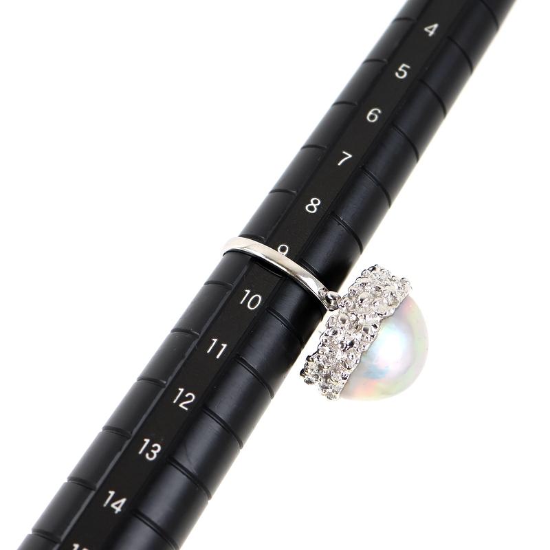 TASAKI（タサキ） 指輪 マベパール 16.6mm 9号 K14WG ホワイトゴールド 