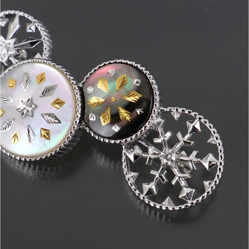 MIKIMOTO（ミキモト） ブローチ ピクウェ シェル ダイヤモンド 0.05ct