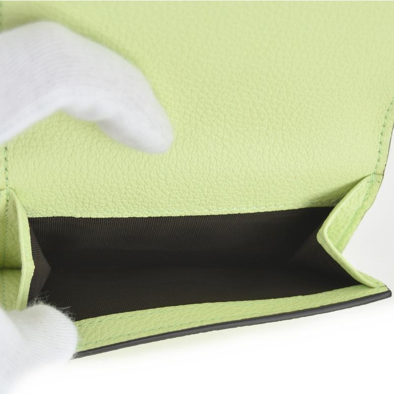 GUCCI（グッチ） 財布 レザー 三つ折り財布 731694 ライトグリーン