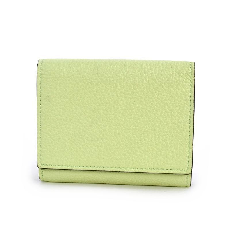 GUCCI（グッチ） 財布 レザー 三つ折り財布 731694 ライトグリーン