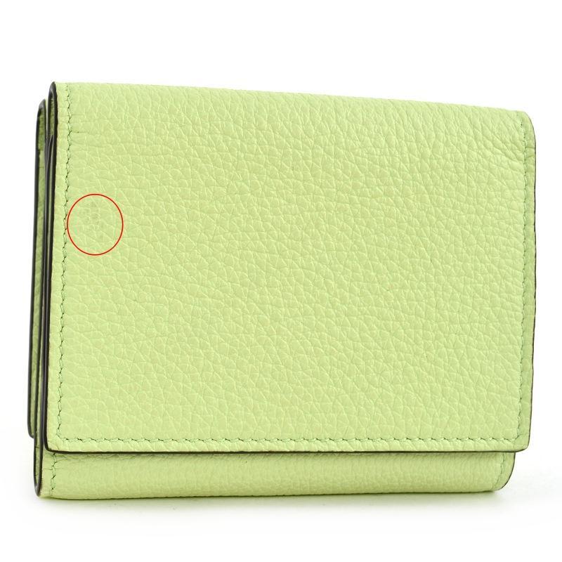 GUCCI（グッチ） 財布 レザー 三つ折り財布 731694 ライトグリーン