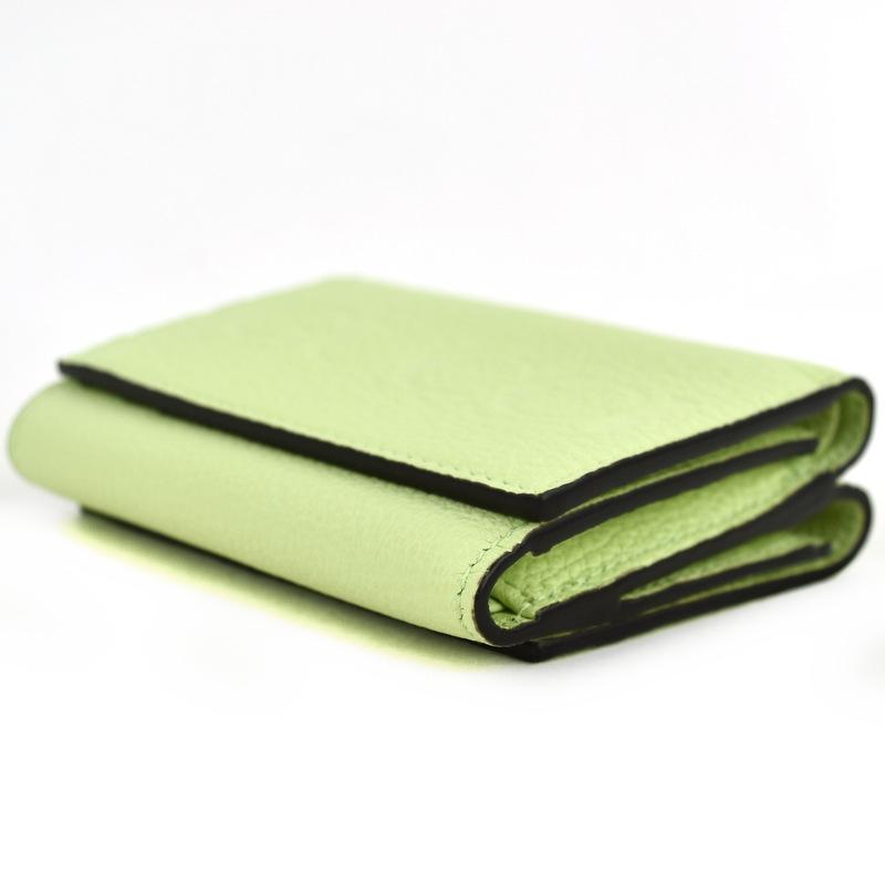 GUCCI（グッチ） 財布 レザー 三つ折り財布 731694 ライトグリーン