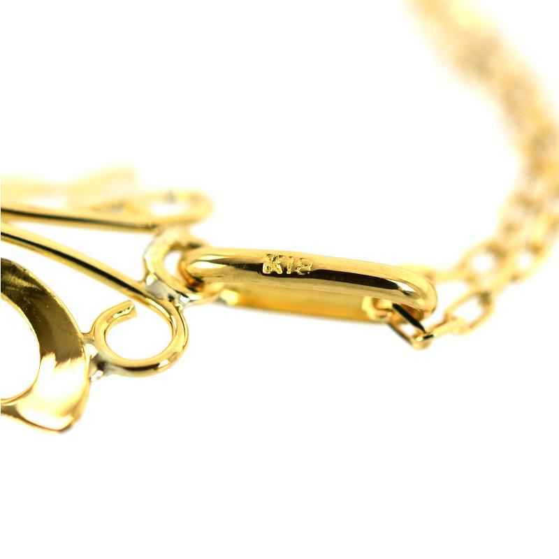 ネックレス レディース 18k 18金 イエローゴールド 40cm 1.1g 約1g