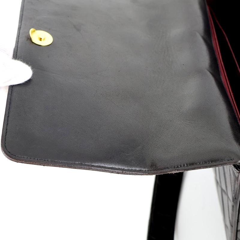 【美品】CHANEL ブラック レザー ボディバッグ CHANEL（シャネル） ［飯能本店］CHANEL ウエストポーチ ボディバッグ