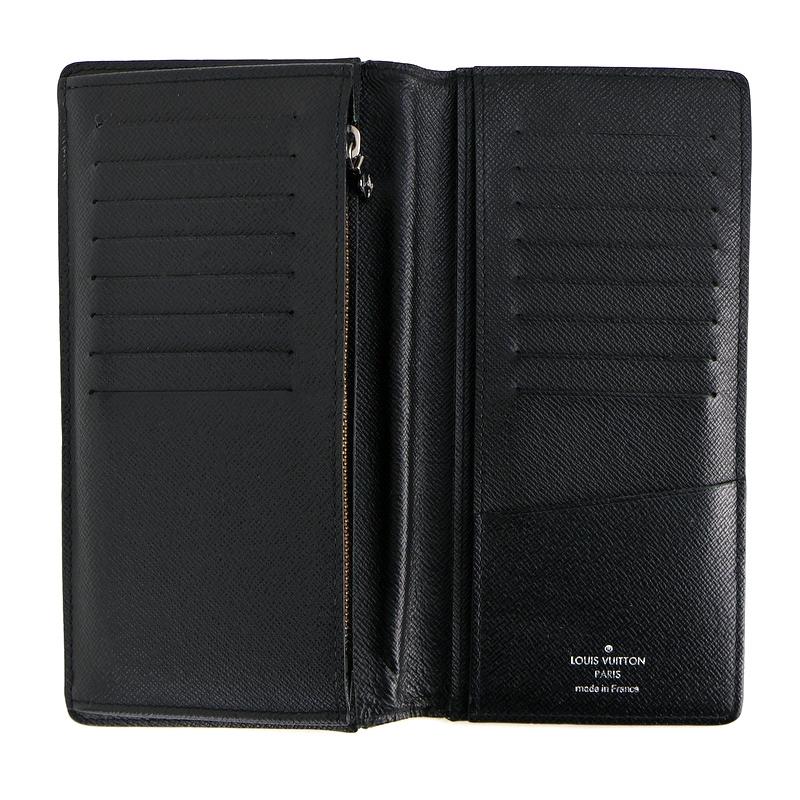 【美品】ルイヴィトン モノグラム エクリプス ブラザ 長財布 ノワール黒 メンズ ポルトフォイユ・ブラザ ルイヴィトン メンズ 長財布 ポルトフォイユ