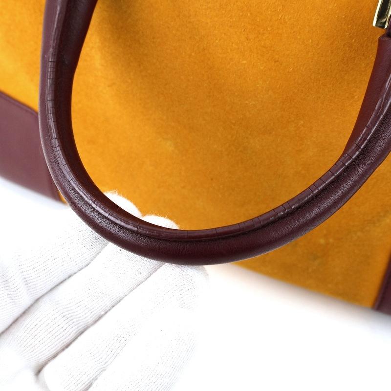 Amazona（LOEWE） ロエベ バッグ 中古 アマソナ28 イエロー×パープル系