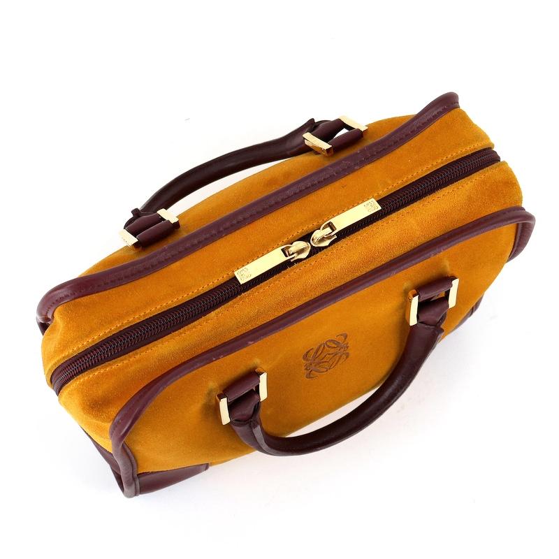 Amazona（LOEWE） ロエベ バッグ 中古 アマソナ28 イエロー×パープル系