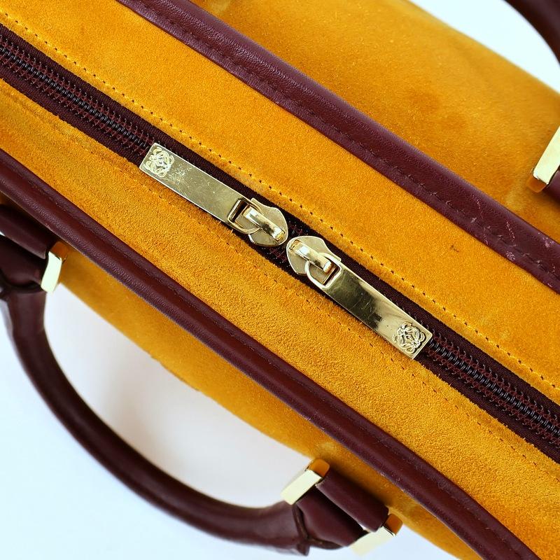 Amazona（LOEWE） ロエベ バッグ 中古 アマソナ28 イエロー×パープル系
