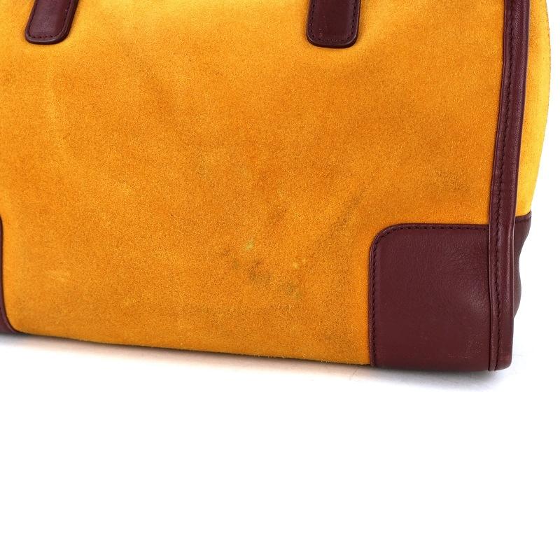 Amazona（LOEWE） ロエベ バッグ 中古 アマソナ28 イエロー×パープル系