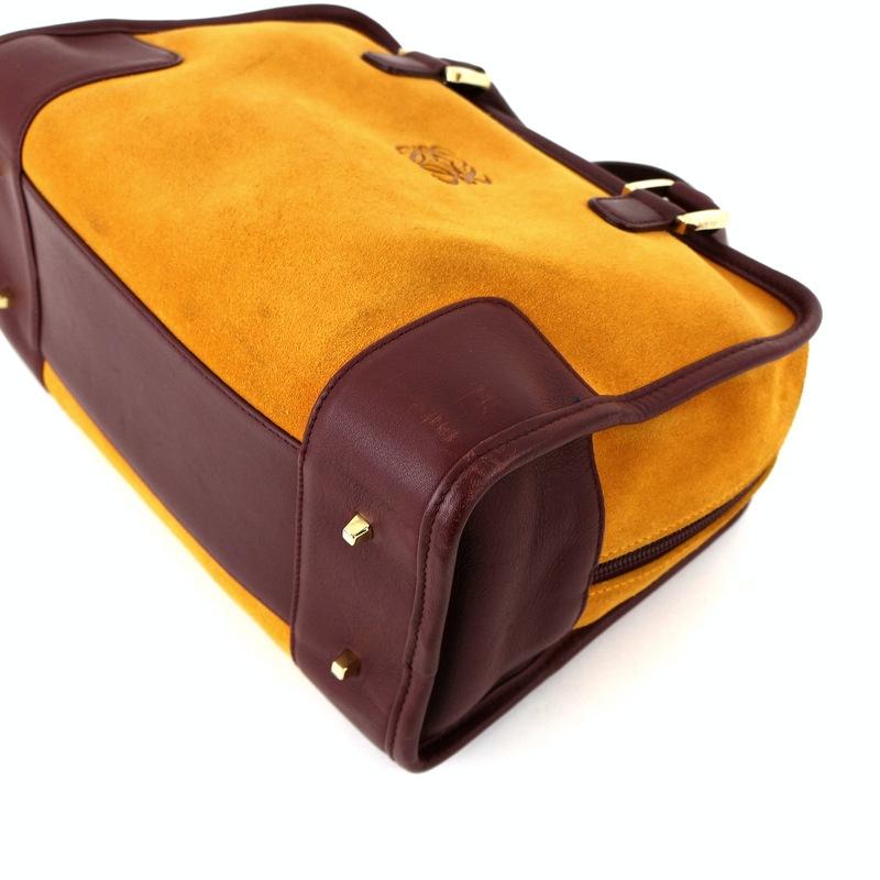 Amazona（LOEWE） ロエベ バッグ 中古 アマソナ28 イエロー×パープル系