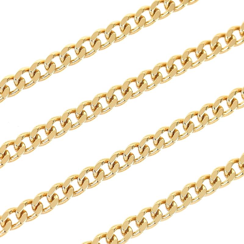 ✨極美品喜平ネックレスK. 18金 イエロー ゴールド 刻印有りレディース 喜平 ネックレス 18金 17.2g 50cm 二面喜平 K18YG イエローゴールド 地