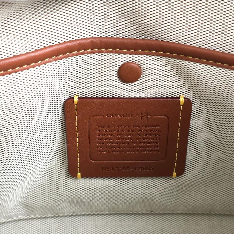 ローグ コーチ×koki バッグ ローグ25 ブラウン オリジナルナチュラル