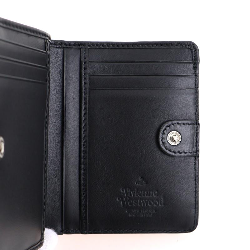 【値下げ】Vivienne Westwood 廃盤　がま口 レザー財布 黒 即日発送】Vivienne Westwood☆TAYLOR がま口レザー財布☆黒 (Vivienne