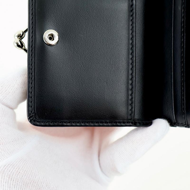【値下げ】Vivienne Westwood 廃盤　がま口 レザー財布 黒 中古・古着通販】Vivienne Westwood (ヴィヴィアンウエストウッド
