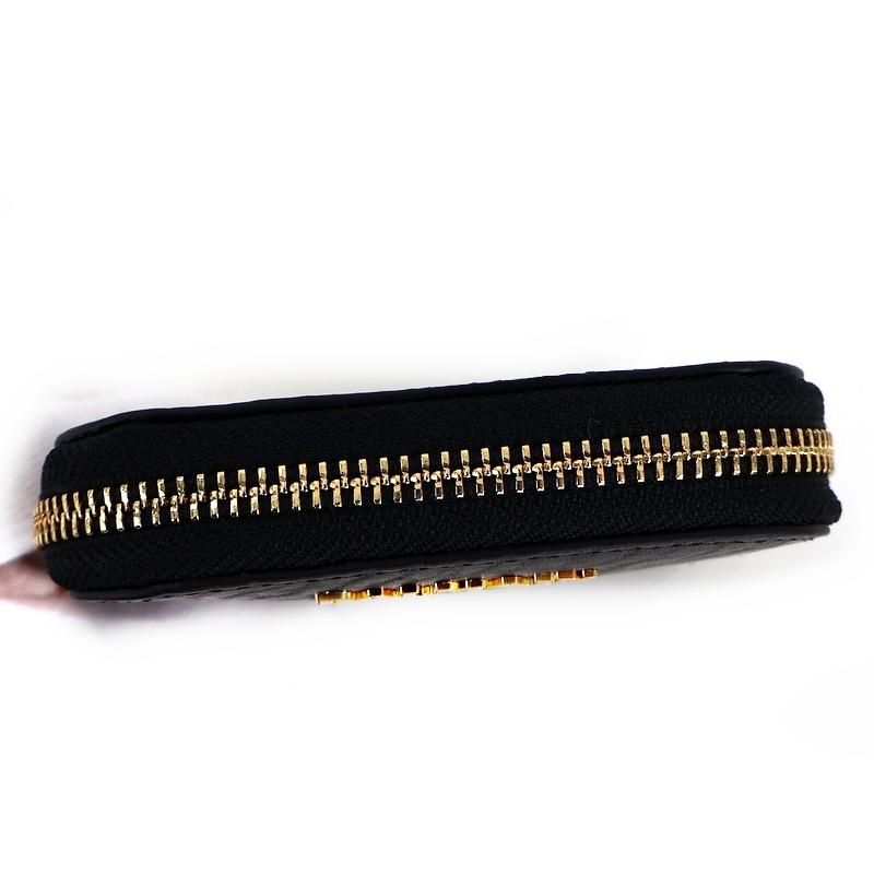 新品未使用 バルマン財布 BALMAIN（バルマン） 財布 レザー ラウンドファスナー財布 ブラック