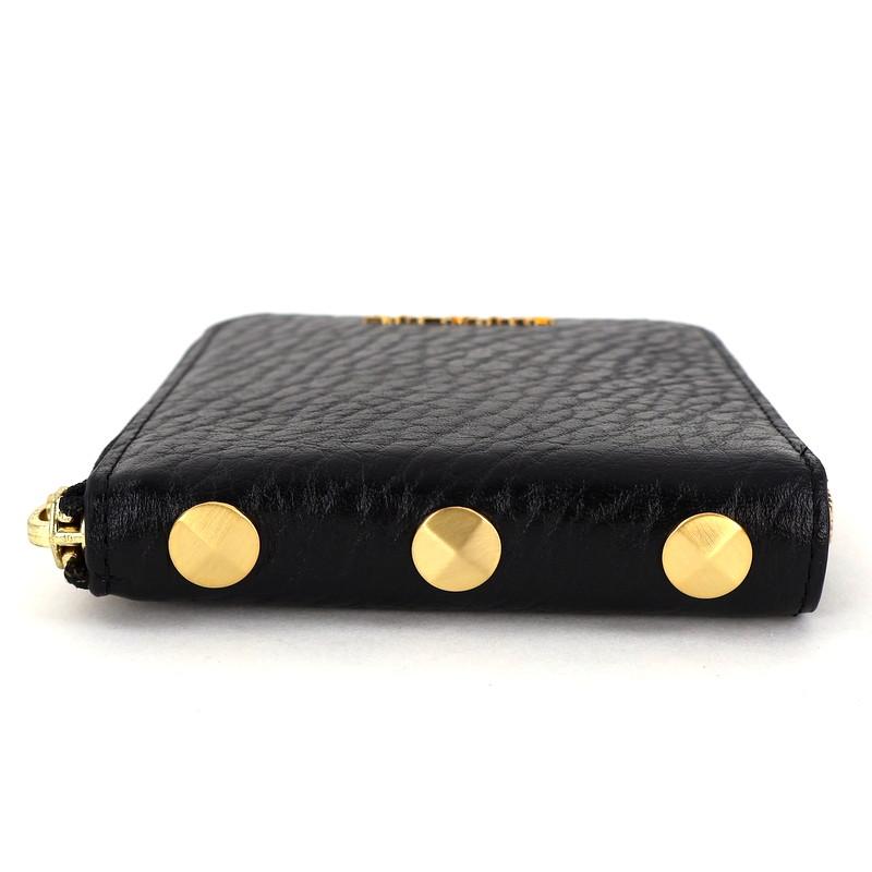 BALMAIN（バルマン） 財布 レザー ラウンドファスナー財布 ブラック