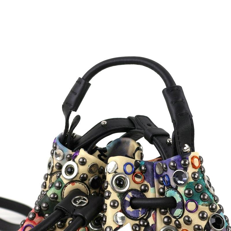 GIORGIO ARMANI ジョルジオアルマーニ 巾着バッグ 2WAY ショルダー