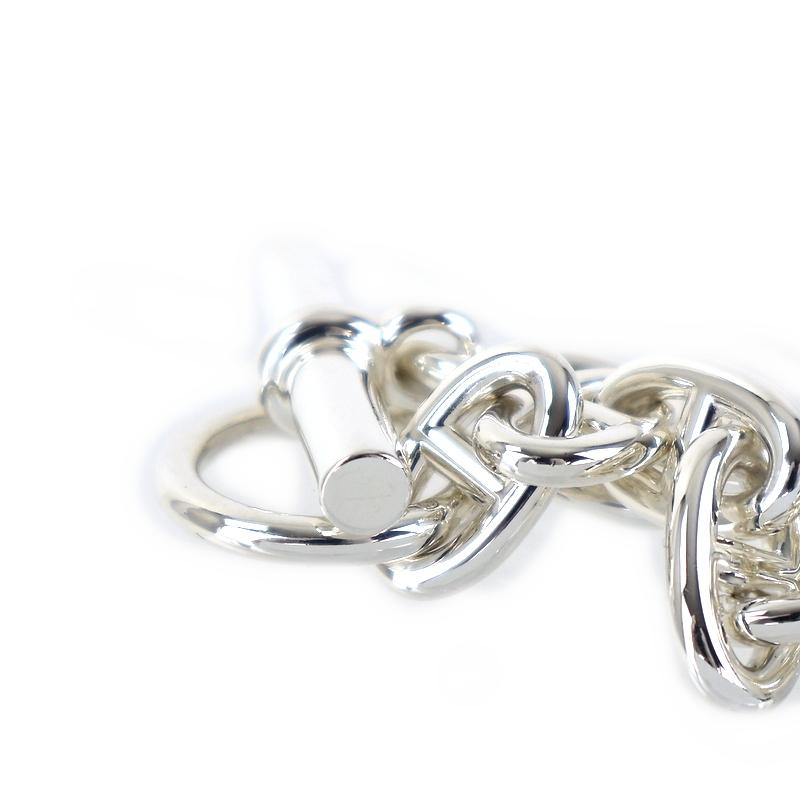 HERMÈS シルバー シェーヌダンクル　MM シェーヌダンクルMMシルバーブレスレット | HERMES