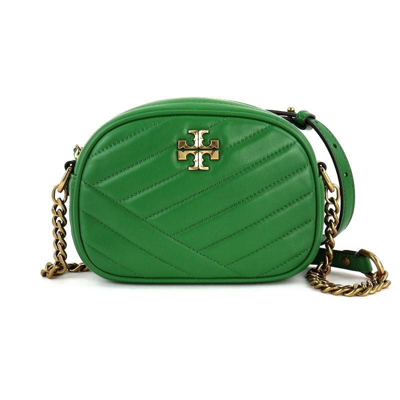 未使用トリーバーチ ショルダーバッグ ペリー ボンベ カメラバッグ グリーン系 トリーバーチ ミニショルダー ペリーボンベ カメラバッグ クロス