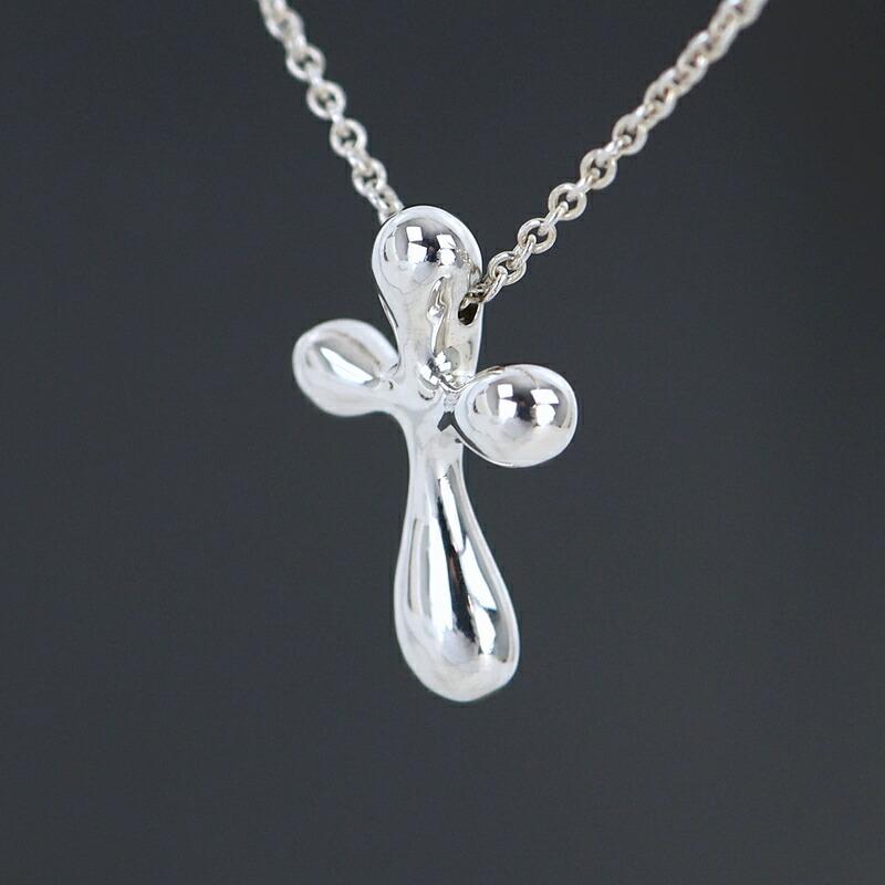 ✨美品✨ティファニー ディアドロップ スモールクロス ネックレス シルバー925 Elsa Peretti ティファニー ネックレス スモールクロス スターリング