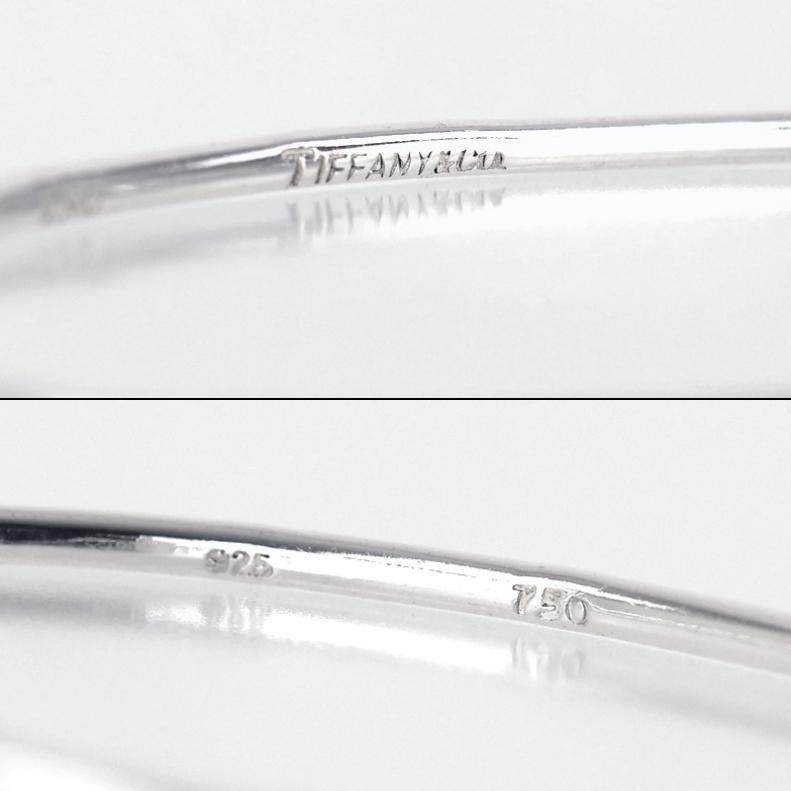 TIFFANY&Co.（ティファニー） バングル ラブノット SV925×K18YG 16.5cm