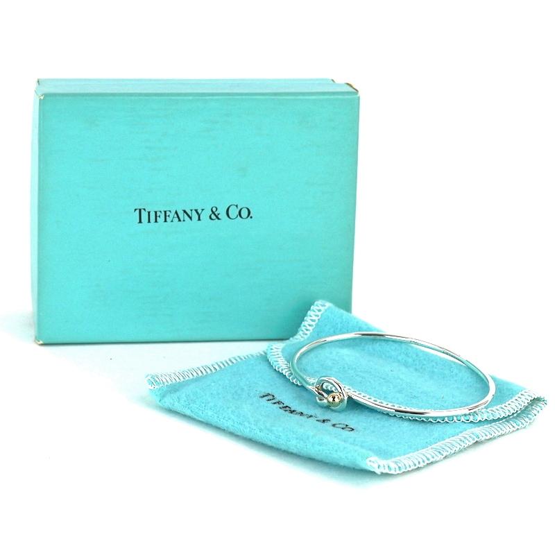 TIFFANY&Co.（ティファニー） バングル ラブノット SV925×K18YG 16.5cm
