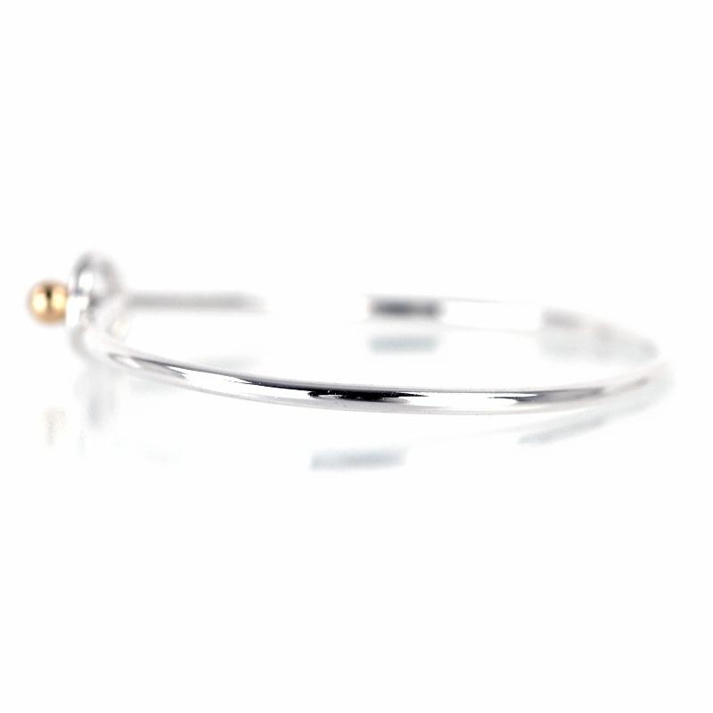 TIFFANY&Co.（ティファニー） バングル ラブノット SV925×K18YG 16.5cm