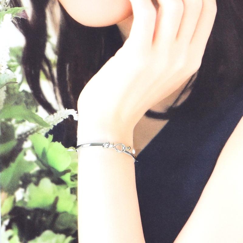 TIFFANY&Co.（ティファニー） バングル フック&アイ SV925×K18YG 16.5