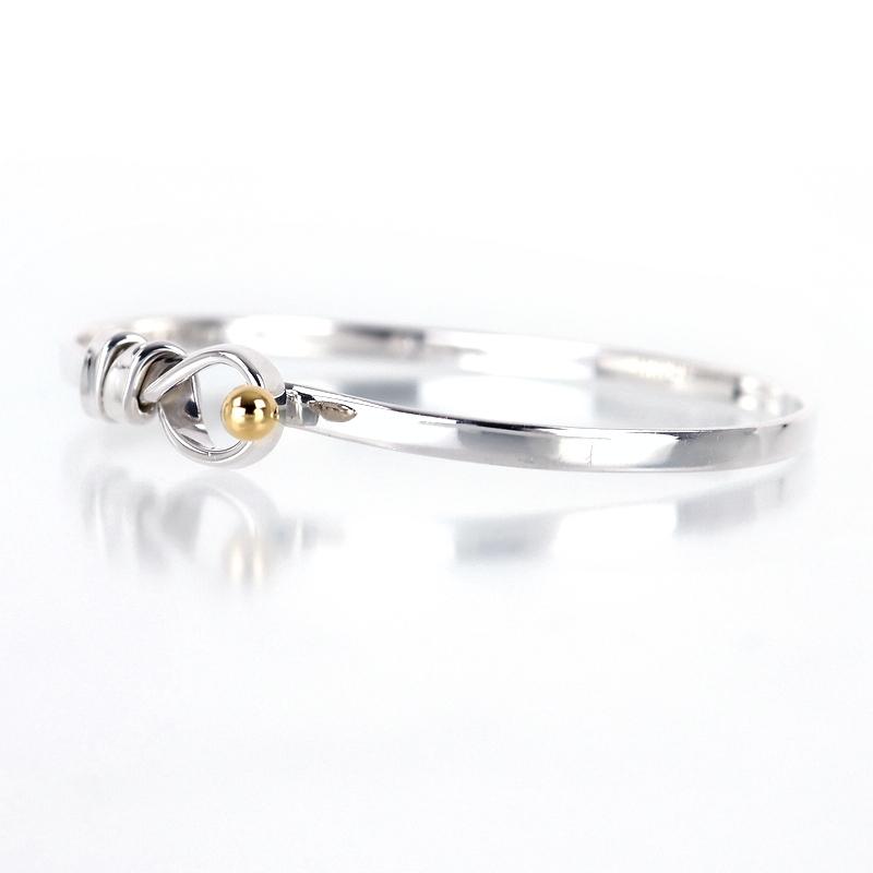 TIFFANY&Co.（ティファニー） バングル フック&アイ SV925×K18YG 16.5