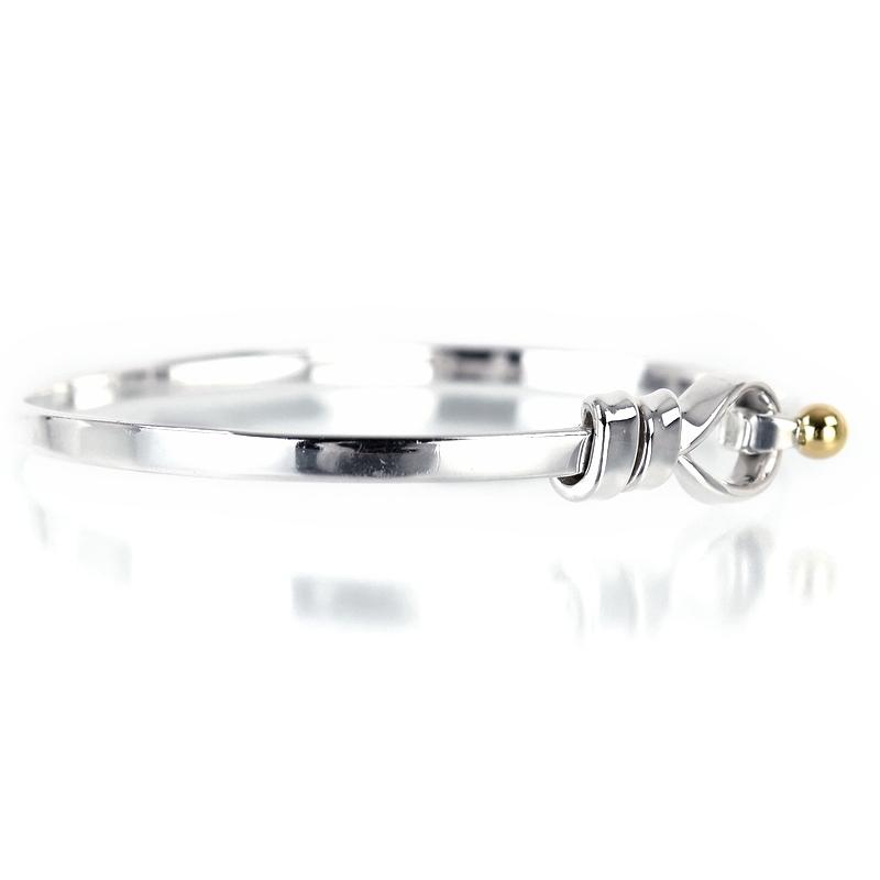TIFFANY&Co.（ティファニー） バングル フック&アイ SV925×K18YG 16.5