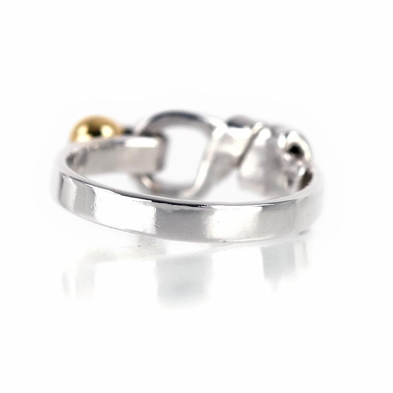 TIFFANY&Co.（ティファニー） 指輪 フック&アイ SV925×K18YG 9号