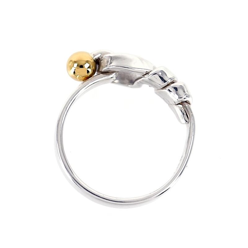 TIFFANY&Co.（ティファニー） 指輪 フック&アイ SV925×K18YG 9号